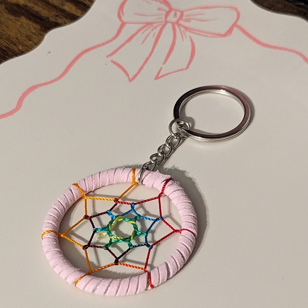 Pink Dreamcatcher Keychain NEW!